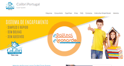 Desktop Screenshot of colibriportugal.com