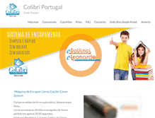 Tablet Screenshot of colibriportugal.com